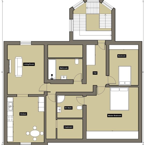 Penthouse Floor Plan - Whin Knowle